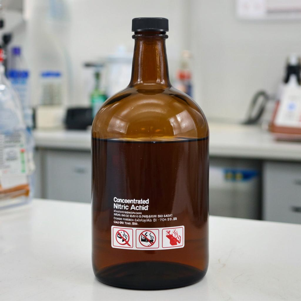 Кислота азотная концентрированная марка А ГОСТ 701-89 бутыль стекло